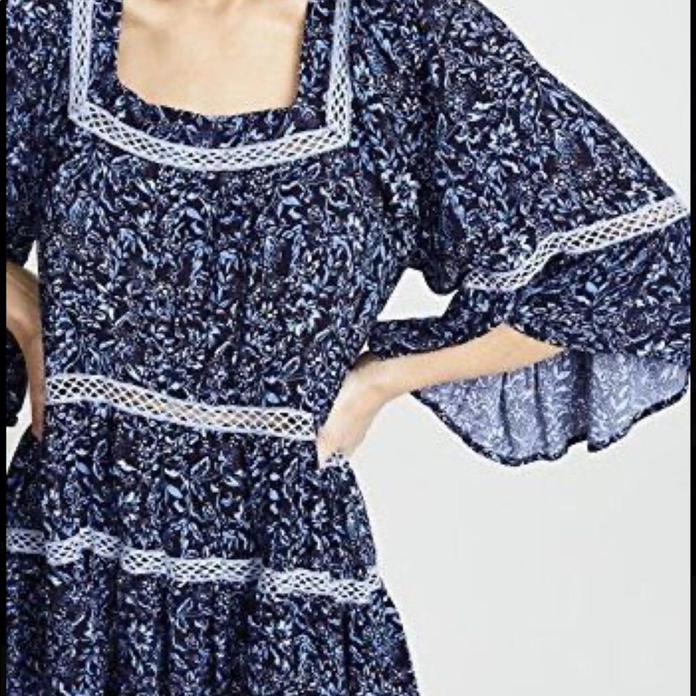 Free People Ruffle Tunic Dress - Picture 2 of 7